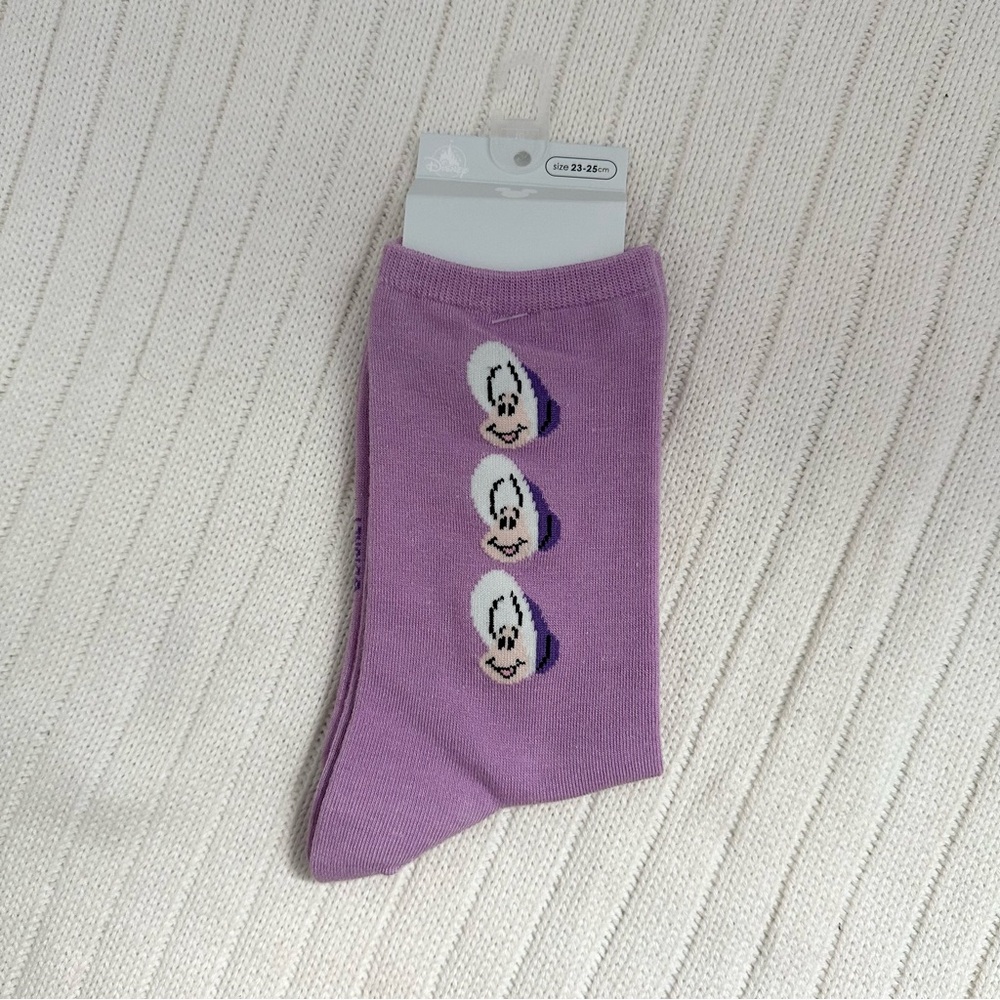 Tokyo Disney Baby Oyster Lavender Socks Alice In Wonderland